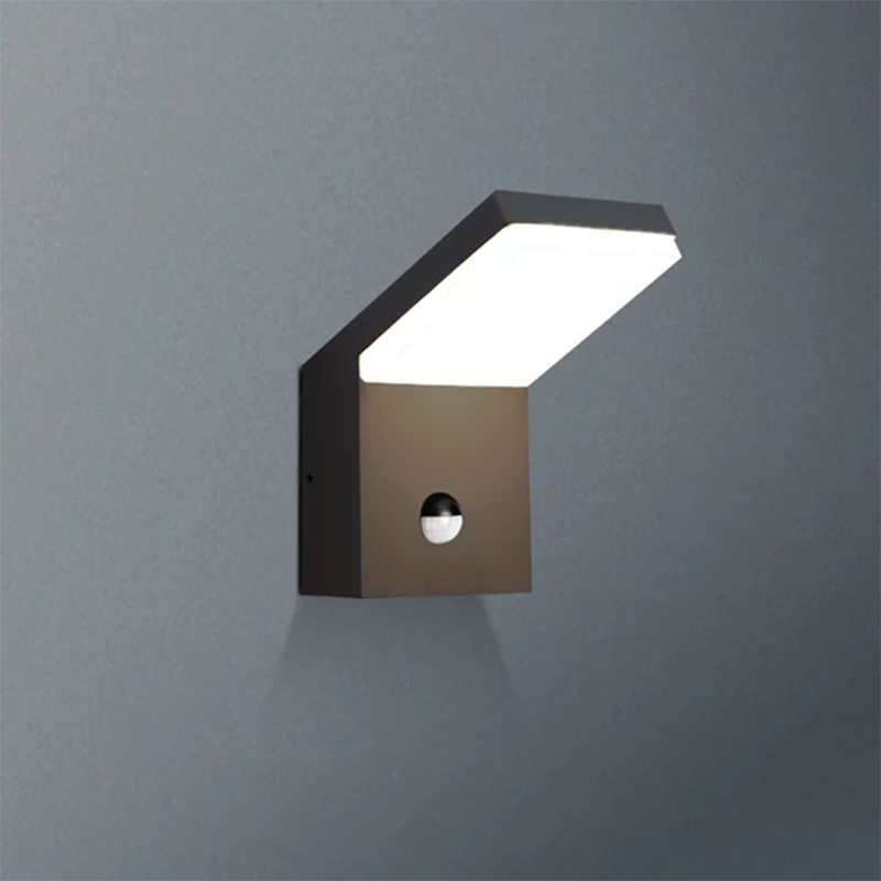 19217 Appliques d'extérieur LED IP54 18W 1800Lm Gris/Blanc/Noir avec détecteurs de mouvement