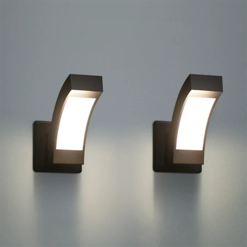 12557 Lot de 2 appliques murales d'extérieur à LED